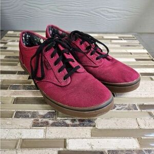 Burgundy Vans